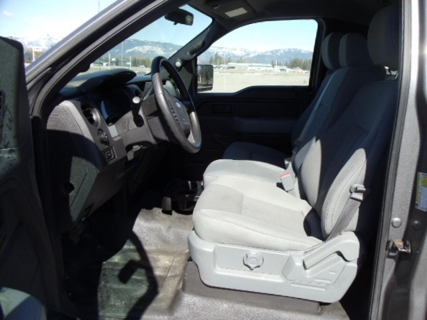 2013 Gray /Gray Ford F-150 XL (1FTMF1EM2DK) with an 3.7L 6 Cylinder engine, Automatic transmission, located at 5465 Highway 2 W., Columbia Falls, MT, 59912, (406) 892-4407, 48.352188, -114.240929 - Photo#13